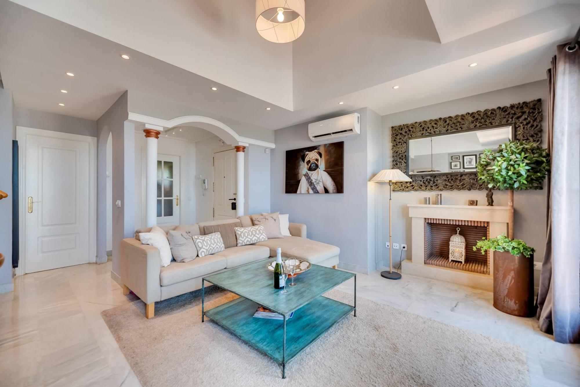 Elegant 2 Bdrm Penthouse With Bbq And Pools Apartment Marbella Bagian luar foto