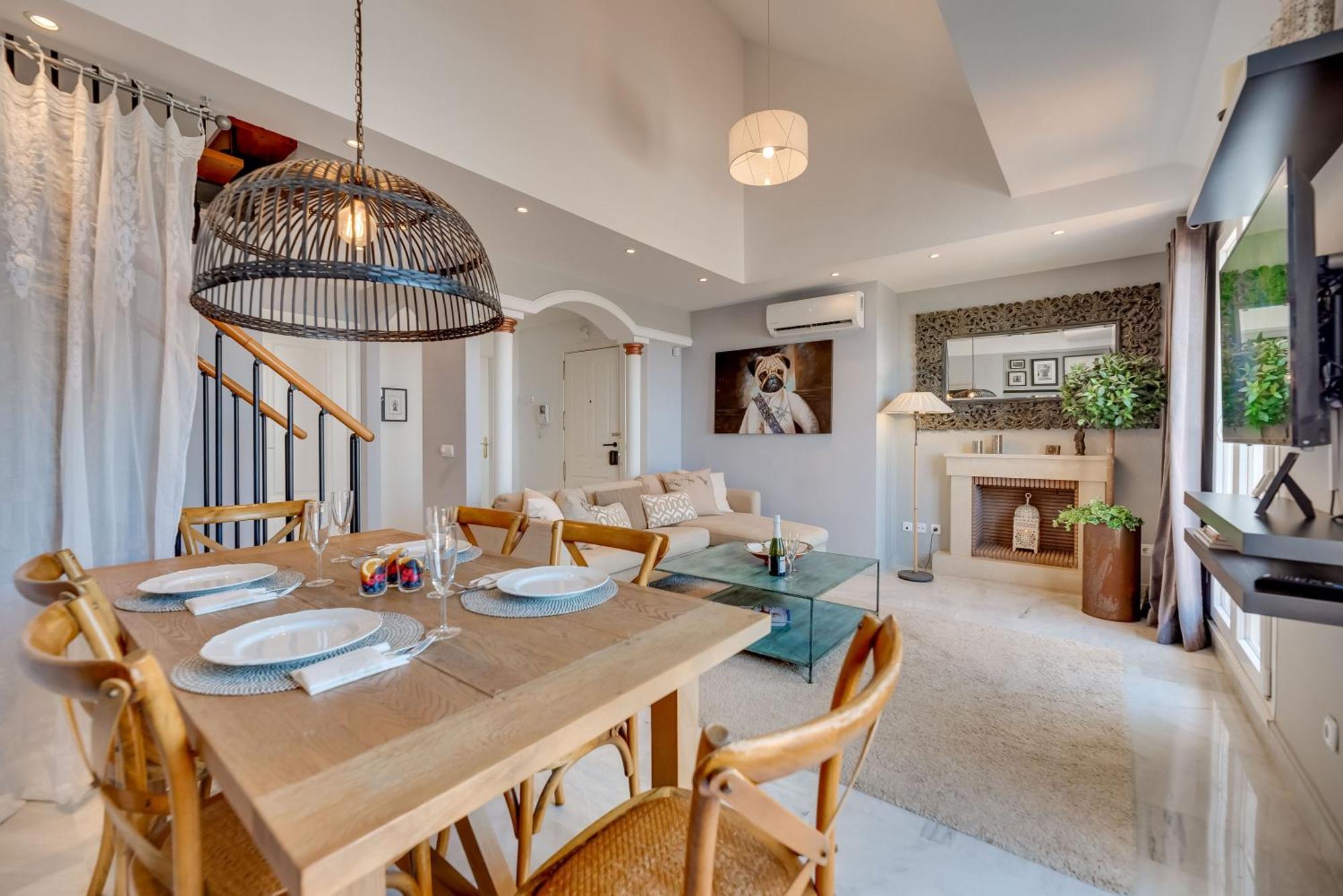 Elegant 2 Bdrm Penthouse With Bbq And Pools Apartment Marbella Bagian luar foto